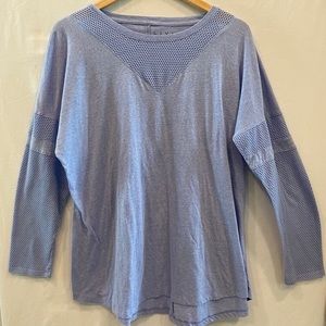 Powder blue livi active top